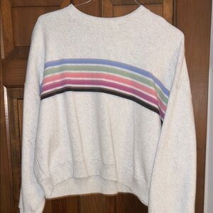 American Eagle Outfitters Ribbed Crewneck Sweatshirt